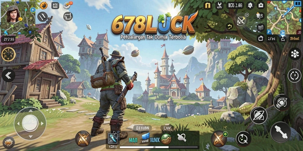 Screenshot gameplay menampilkan eksplorasi mendalam di dunia terbuka.