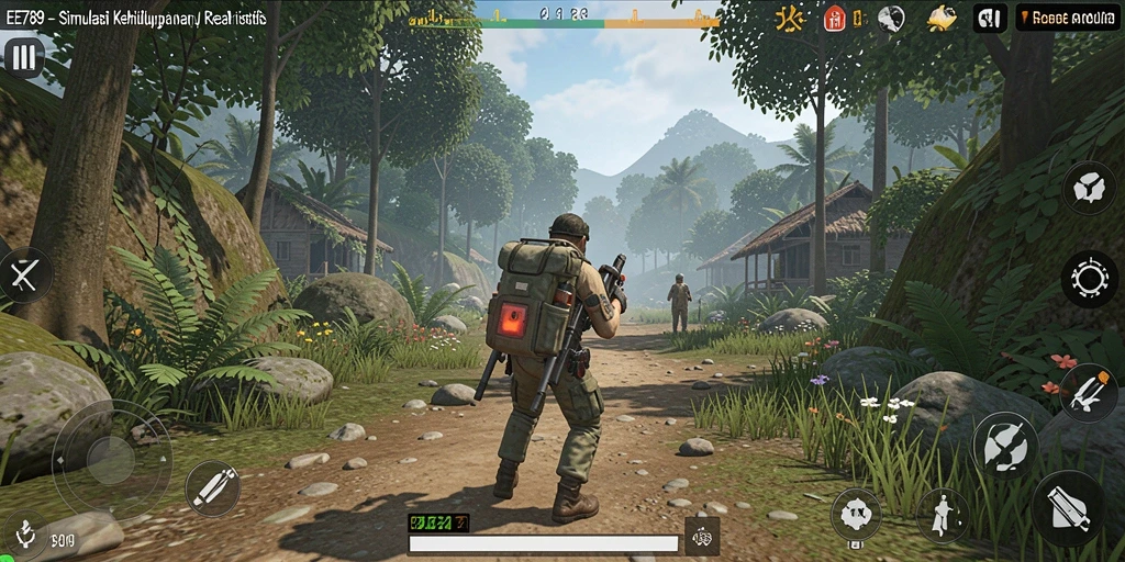 Tampilan gameplay yang menarik dan realistis di EE789.