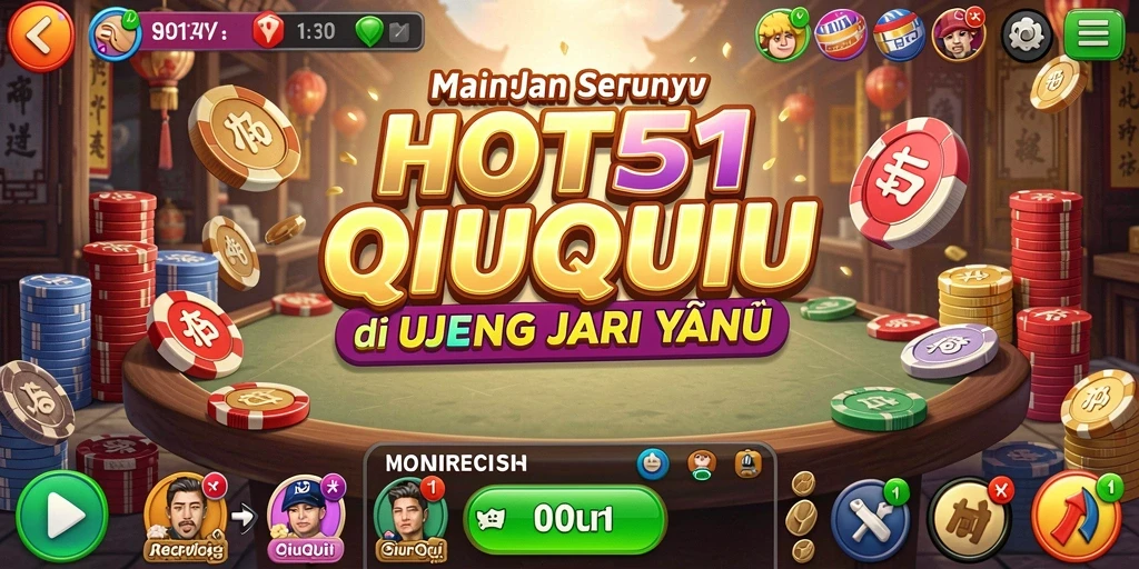 Gameplay QiuQiu yang penuh aksi dan strategi.