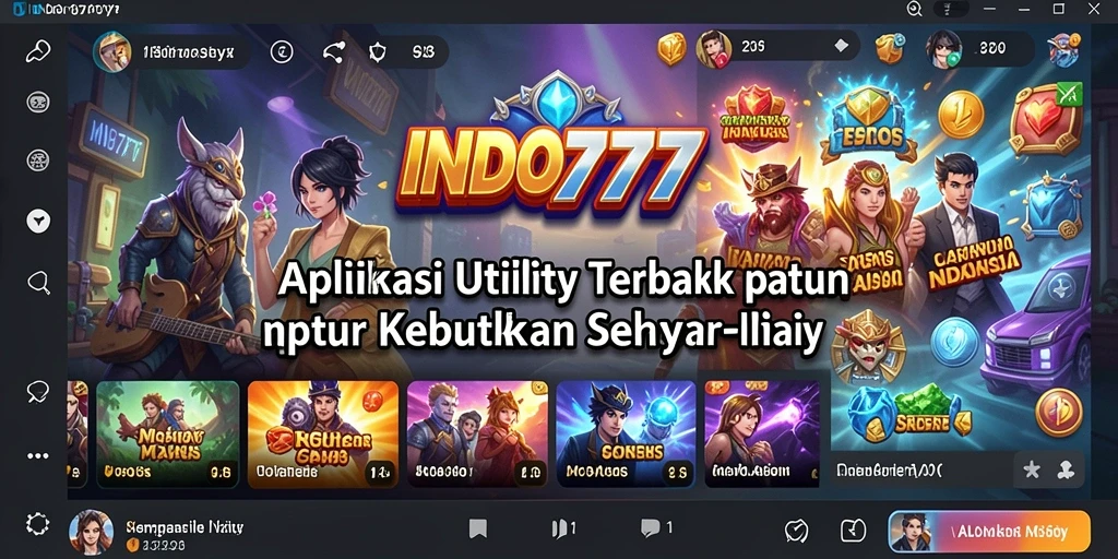 Tampilan antarmuka INDO777 yang intuitif dan mudah digunakan.