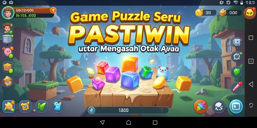 Screenshot PASTIWIN yang menampilkan gameplay Puzzle yang seru dan menantang.